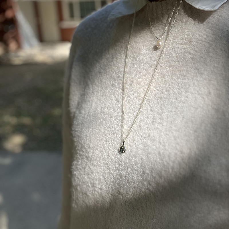 coin-like dough necklace